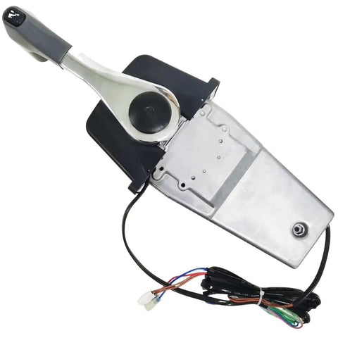 Outboard Motor Remote Control Box Kit For Suzuki DF25 To DF200 With Pro Grade Throttle And Shift Controls Toggle Trim Switch Adjustable Throttle Friction Start In Gear Prevention Sleek Black And Silver Finish