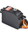 Top Grade 25G Metal Gear Digital Servo Featuring Coreless Motor High Torque RC Crawler Upgrade Parts side view with connectors.