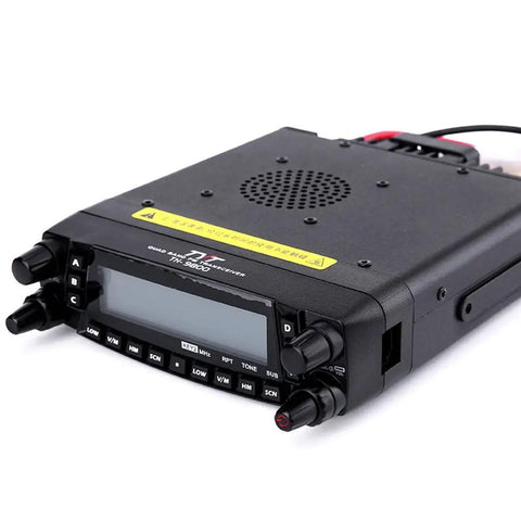 Quad Band 50W Cross Band Car Ham Radio With Alphanumeric Display CTCSS DCS DTMF 2 Tone 5 Tone FM Transceiver Covers 10M 6M 2M And 70CM Bands