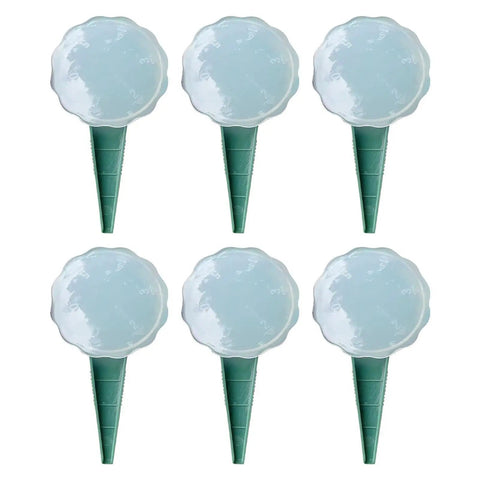Six-pack of Adjustable Seed Spreader Tool with Comfortable Grip for Easy Planting and 5 Settings for Seed Flow Control