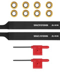 Pro Grade Dope 0.375 Inch Lathe Turning Tool Holders Set with 2 tool holders and 10 RCMT0602 round carbide inserts