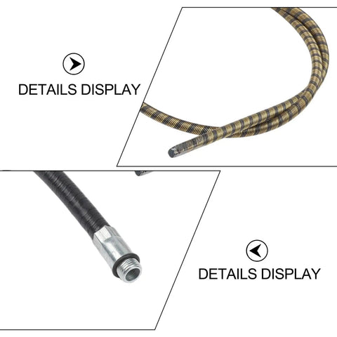 Close-up of Replacement Drive Shaft For Drywall Sanders 7800 Types 1 To 5, 7801 Type 1, And 259385 Type 2 showing metal fittings