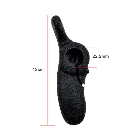 Bar End Grips For 22.2mm Handlebars Ergonomic No Slip End Caps For MTB and City Bikes with 12cm length measurement