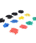 Solid 530 Piece Heat Shrink Tube Set With Color Nylon Tubing For Electrical Wire Wrap Repair And Circuit Wiring Harness Fix Kit Multiple Sizes Colors, assorted lengths