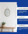 Image showing a wall with chemicals listed including calcium carbonate, used in Fast Drying Drywall Repair Kit With Scraper 2026 Upgrade.