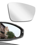 Heated Right Side Mirror Glass Replacement For 2011 To 2018 Volkswagen Passat Jetta Beetle With Rear Holder 6.5 Inch Diagonal