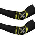 Top Shelf Sun Protection Compression Arm Sleeves Breathable Ice Silk Guards For Cycling Golf Basketball with mechanic design.
