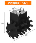 Heavy Duty Disc Harrow 2 Pack For ATV UTV Use Four Rotating Disc Plow Scraper Blades dimensions shown in inches