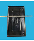 Two Pieces Plastic Cover For 34 By 19.5 Cm Mix Hopper Lid Fits VEVOR Soft Serve Ice Cream Machines, ruler showing size