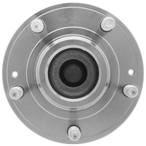 Front view of Rear Wheel Hub Bearing Assembly For FWD Only Fits Santa Fe 2007-2020, stainless steel with circular design