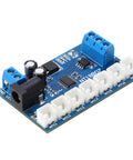 7 Channel RS485 Temperature Sensor Module With 6-24V Power Supply And Cascading Up To 247 Modules For PLC And Paperless Recorder Use