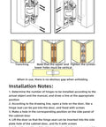 Beefy 100Kg Concealed Door Hinge Adjustable Square Cross Hidden Hinge 180 Degree Swing Quiet Mute Silver Finish Durable Steel Hardware for High Traffic Doors installation diagram