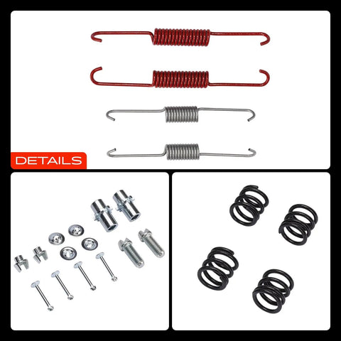 A-Premium Rear Side Drum Brake Hardware Kit For Chevy Traverse GMC Acadia Buick Enclave Cadillac XTS Saturn Outlook 07-19 Fix That Squeaky Ride And Keep Your Wheels Gripping Tight With This High Quality Replacement Set