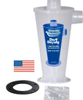 Dust Deputy DIY Anti Static Retrofit Cyclone Separator For Wet And Dry Shop Vacuums, 20 Percent More Suction With Neutral Vane Technology