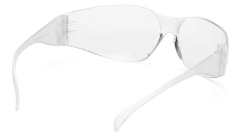 Three Pair Clear Safety Reader Bifocals With Plus Two Point Five Lens Drop Dead Tough Polycarbonate Shield And Low Glare Optics For Ace Your Close Up Work And Smooth Job Site Operations