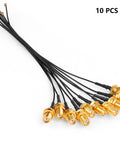 Antenna Pigtail Cable Set For WiFi And Drone Image Transmission Low Loss RF Cable From UFL To SMA Female Connector 6 Inch Length