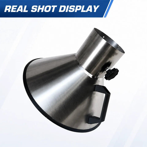 Bad Boy Stainless Steel Fume Extractor Crafted To Tackle Thick Welding Fumes And Shop Grime While Keeping The Garage Smelling Fresh Throughout Heavy Duty Ops, showing rugged steel extraction hood.