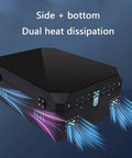 Locking EV Charger Weatherproof Enclosure With Mounting Post showcasing dual heat dissipation from side and bottom vents.
