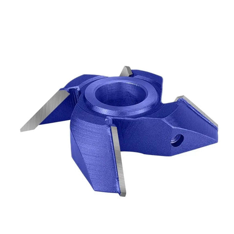 Big League Carbide Tipped Shaper Cutter Head For 45 Degree Wood Doors Vertical Milling Machine Four Wing Router Bit Inner Bore Thirty Millimeter Heavy Duty design