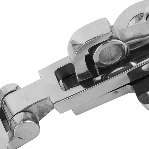 Marine Grade 316 Stainless Steel Toggle Clamp Latch for Boat RV Truck Campers close-up view of hinge mechanism