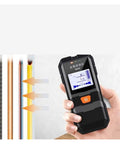 Top Shelf Rebar Scanner And Slick Wall Metal Detector Featuring Auto Calibration To Effortlessly Snag Live Cables And Wooden Joists Inside Standard Drywall Surfaces, compact size in hand.