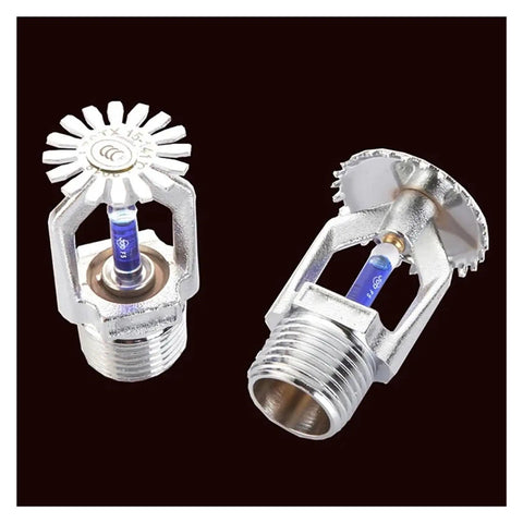 Two 141C Automatic Fire Sprinkler Heads showing heat-triggered design for straight up pendent or upright systems.