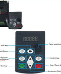 VFD Inverter For Spindle Motors And Drilling Machines, 750W 1500W 220V Input To 380V Output, keypad control panel