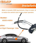 Infiniti Q50 Front Right Door Lock Actuator Replacement Passenger Side Latch Assembly for 2014-2023 displayed with vehicle.