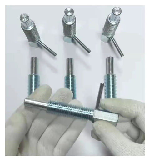 Rock Solid Heavy Duty Hand Retractable Locating Pin With Long Stroke Lock Action And Coarse Teeth Grip for reliable workshop jig setup.