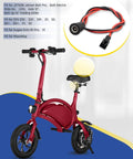 Plug And Play Electric Bike Charging Port Fit For Most E Bikes Including Kugoo Kirin And DYU Models shown with folding ebike