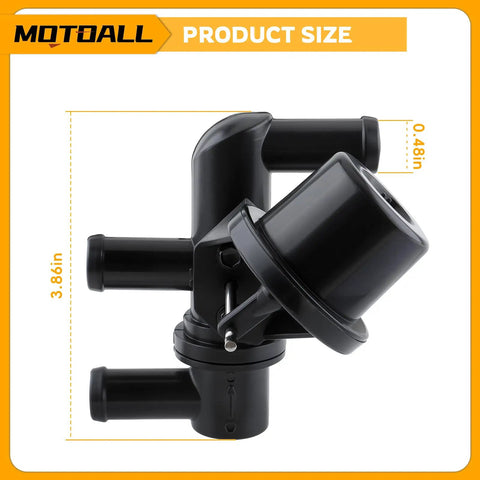 Front HVAC Heater Control Valve Solenoid Replacement For Ford Aerostar Explorer Ranger Lincoln OE Style Size Guide
