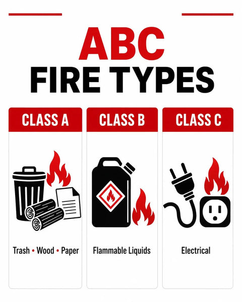 Hella Reliable ABC Dry Chemical Fire Extinguisher 5 Pound 2A 10B C Class Rating Build Tough For Home Office And Pickup Truck Garage Four Pack Ready To Handle Any Emergency Smooth And Safe All Year Long
