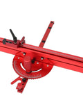 No Sweat Precision Miter Gauge And 400mm Aluminum Fence For Table Saw And Router Tables With Track Stops And Adjustable Angle Ruler.