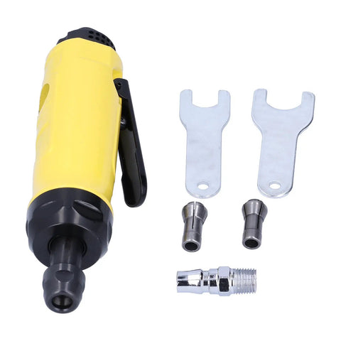 Compact Mini Angle Pneumatic Grinder Portable Air Die Grinder with accessories for high airflow precision work