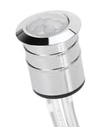 Close-up of Proximity Sensor Switch For LED Cabinet And Wardrobe Lighting, Infrared Motion Induction, aluminum body