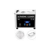 Hualuck 800ml Ultrasonic Cleaner With Heater And Timer, stainless steel unit with timer and digital display for jewelry and glasses.