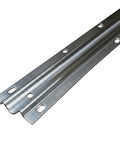 Galvanized Steel V Track For Sliding Gates 6 Ft Long Built To Last Rustproof Outdoor Gate Track With Rugged Weatherproof Build USA Made For Residential And Commercial Use Heavy Duty Gate Hardware, 6 ft galvanized steel rail with mounting holes