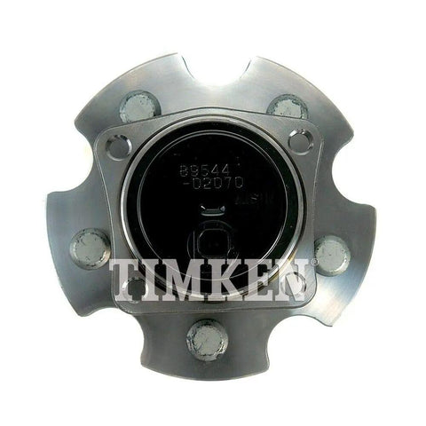 Top view of HA590310 Wheel Bearing and Hub Assembly with multicolor finish, pre-greased and pre-sealed for durable auto use.