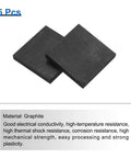 Graphite Block And Plate Set 37.5x37.5x5mm Pro Grade High Purity Graphite For Melting And Casting Metals Electrolysis Electrodes Pack Of 5