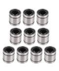 LM8UU 8mm Linear Bearings for CNC & 3D Printers, 10-pack