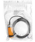 Packaged SZC M30 Capacitive Proximity Sensor Switch with orange housing, 400mA, 20AC 20 To 250 VAC, normally closed, 30mm mount hole.