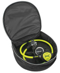 IT500 ICE Scuba Regulator and Emergency Octopus Set With Venturi Adjust in a round black case, ergonomic dive lever visible