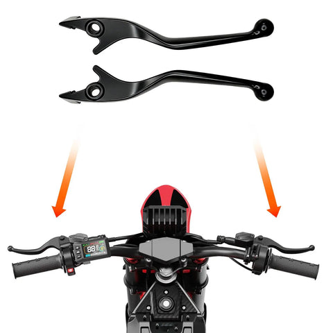Yozma IN10 Ebike Two Pack Aluminum Adjustable Brake Levers Left And Right Replacement For Electric Dirt Bike Ebike Pit Bike