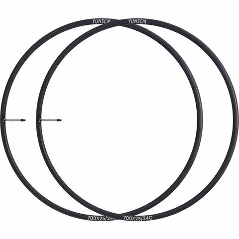 Heavy Duty 700C Bike Inner Tubes 25C To 34C 622 Presta Valve 2 Pack Ultra Durable Puncture Resistant Tubes For Road Hybrid And Gravel Bikes Fits 700x25C To 700x34C Dependable Performance On Every Ride.