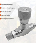 Hydraulic Flow Control Valve For Mini Excavator 1-2 Ton STB-G3/8 Bidirectional Restrictor With Two Sided Connectors