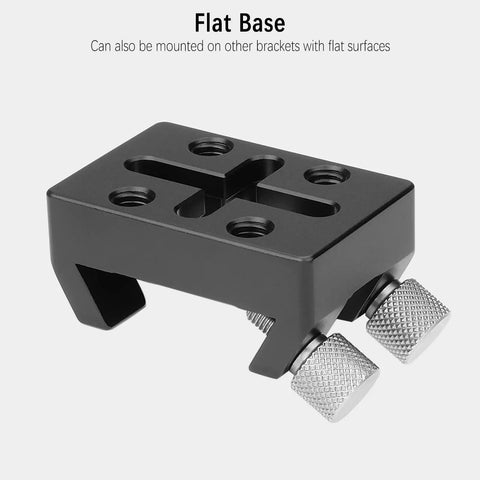 Flat Base Finder Scope Bracket Mount With Dovetail Base For Takahashi Telescopes, Synta Style Mount, shown with mounting screws