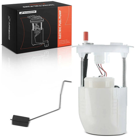 Electric Fuel Pump Module Assembly For Ford Fusion And Lincoln Rides Knocked Out Replacement With Single Four Pin Sensor Fits 2013 To 2015 Models, showing assembly with fuel pump and installation tool.