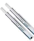 10 Pack 3-Section Full Extension Drawer Slides With Ball Bearing Side Mount, 100 Lb Capacity, 14 Inch Length, Heavy Duty Kitchen Cabinet Track Rails For Smooth Glide