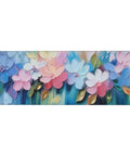 Large Extended Gaming Mouse Pad With Non Slip Rubber Base And Stitched Edges 31.5 X 11.8 Inch Desk Pad For Keyboard And Mouse Floral Oil Flower Pattern
