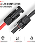 Heavy Duty Solar Crimping Tool Kit For 2.5 4 6 Square Millimeter And 10 14 AWG Cables 12 Pairs Male And Female Connectors